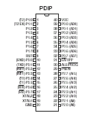 AT89C52 Pin Layout