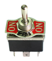 DPDT101H - DPDT on-off-on Heavy Duty Centre Off Toggle Switch