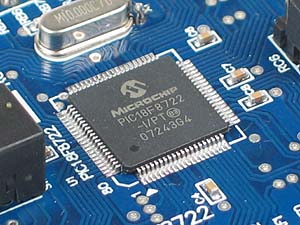 Click for Larger Image - ET-PIC Stamp PIC18F8722 Microcontroller
