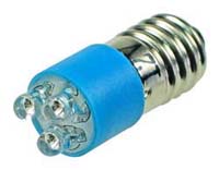 LEDE10BL - E10 12V LED Replacement Lamp - Blue