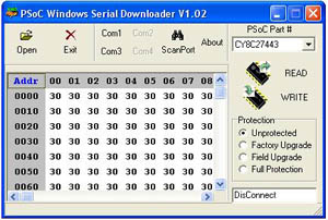 PSoC Programmer Software