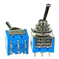 DPDT101MOM1 - DPDT on-off-(on) Miniature Toggle Switch