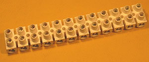TERM30A - 12 Way 30A PVC Terminal Block  