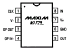 Maxim MAX292CPA Pin Layout