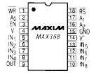 Maxim MAX368 Pin Layout