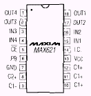 Maxim MAX621 Pin Layout