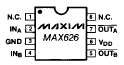 Maxim MAX626CPA Pin Layout