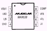 Maxim MAX638CPA Pin Layout
