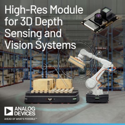 New High-Resolution Module for 3D Depth Sensing and Vision Systems