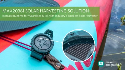 Maxim Integrated Release New Solar Harvesting Solution