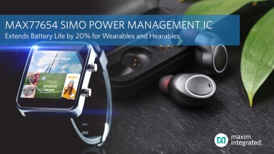 Click for Larger Image - Maxim Integrated Releases Next-Generation SIMO Power Management IC