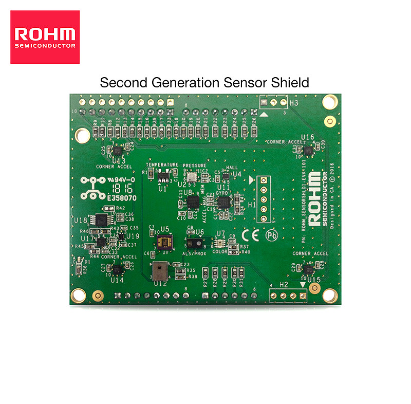 ROHM Releases New Sensor Shield With Arduino Interface