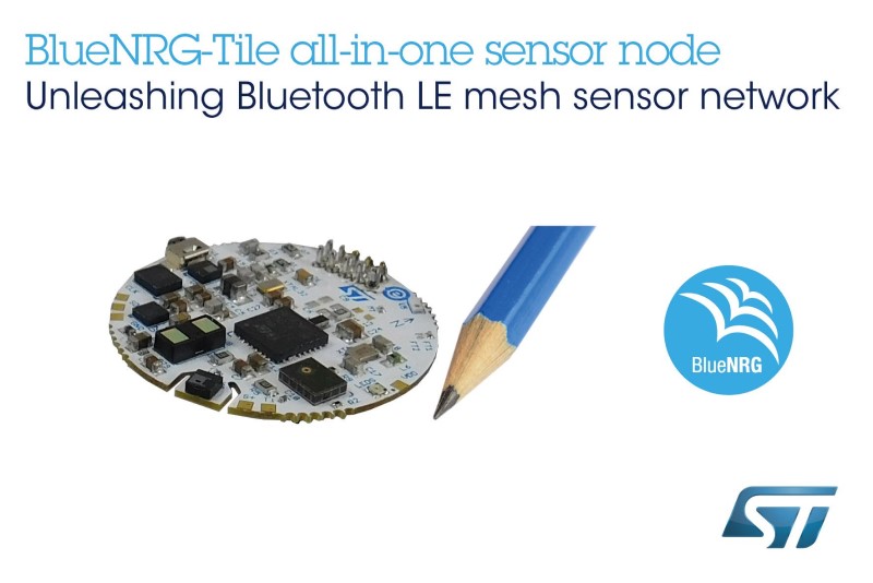 New Tiny Sensor Fusion, Voice Capturing, and Bluetooth 5.0 Mesh Networking Development Kit