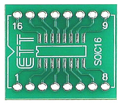 Front Side - 16 pin SOIC Adapter