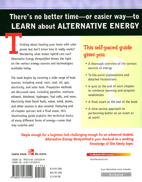 Alternative Energy DeMystified - Back Cover