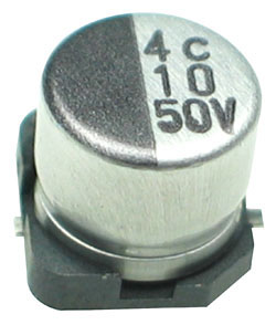 C010U50ESMD - 10uF 50V SMD Electrolytic Capacitor