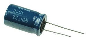 C022U250E - 22uF 250V Radial Electrolytic Capacitor