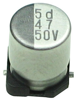 C047U50ESMD - 47uF 50V SMD Electrolytic Capacitor