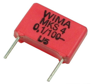 0.1uF 100V Polyester Film Capacitor