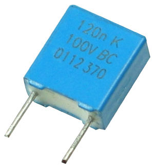0.12uF 100V Polyester Film Capacitor