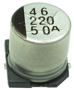 C220U50ESMD - 220uF 50V SMD Electrolytic Capacitor