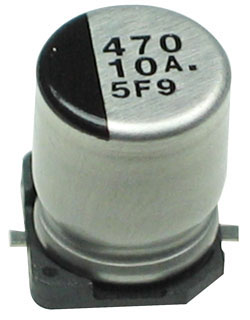 C470U10ESMD - 470uF 10V SMD Electrolytic Capacitor
