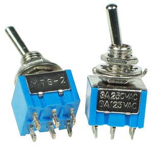 DPDT11MOM - DPDT On-(On) Momentary Miniature Toggle Switch