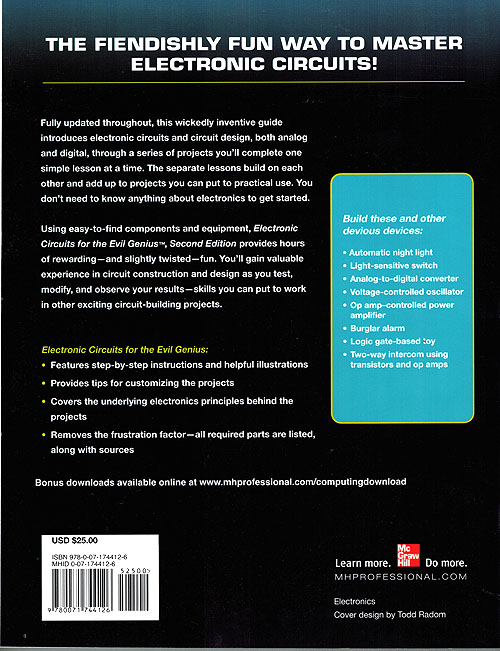 Electronic Circuits - Back Cover