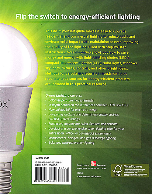 Green Lighting - Back Cover