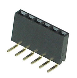 HEADRAFS6 - 6 Pin .100 inch Right Angle Female Headers