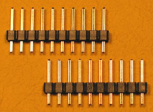 10 Pin .100 inch Straight Male Header