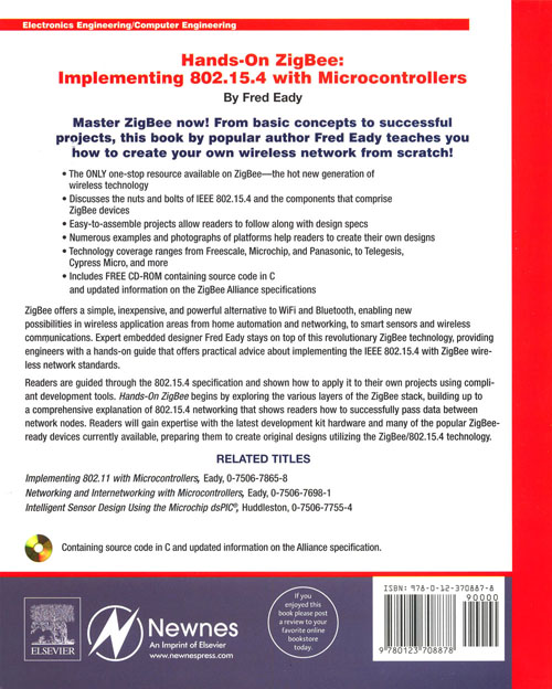 Hands-On ZigBee - Back Cover