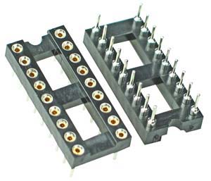 18 Pin Machine Tooled IC Socket