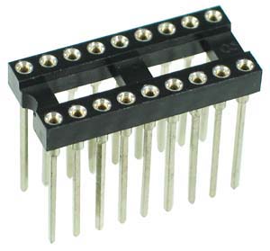 ICS18MTWW - 18 Pin Machine Tooled Wire Wrap IC Socket