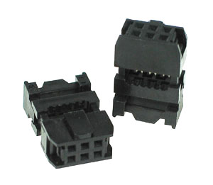 IDCC6 - 6 Contact IDC Socket Connector
