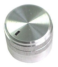 KNOB20 - Silver Finish Aluminium Knob