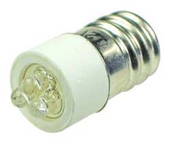 LEDE12WH - E12 White 12V LED Lamp
