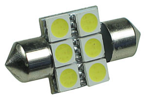 LEDFEST12WH - White 12V LED Festoon Lamp