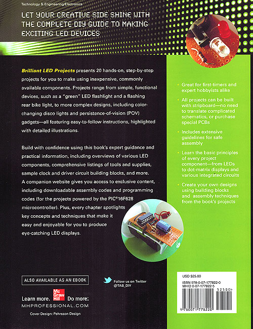 Brilliant LED Projects - Back Cover