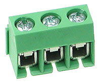 3 Terminal PCB 5mm Terminal Block (Side Entry)
