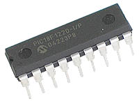 PIC18F1220-I/P - PIC18F1220 Flash 18-pin 4kB Microcontroller