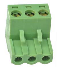 PLUGTERMS3W - 3 Way Screw Terminal Pluggable Socket