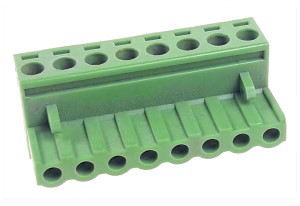 PLUGTERMS8W - 8 Way Screw Terminal Pluggable Socket