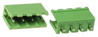 PLUGTERMV4W - 4 Way Vertical PCB Mount Header