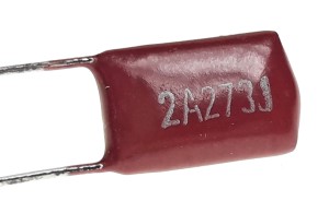 0.027uF 100V Mylar Capacitor