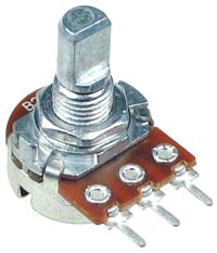 POT2KBSHAFTD - 2k ohm Linear Rotary Potentiometer with D-Type Shaft
