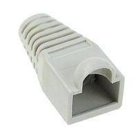 RJ45 Modular Plug White Boot