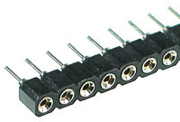 30 Pin Single-In-Line Machine Tooled Socket