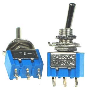 SPDT101 - SPDT on-off-on Miniature Toggle Switch