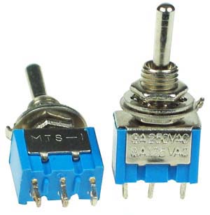 SPDT101MOM - SPDT (on)-off-(on) Momentary Miniature Toggle Switch